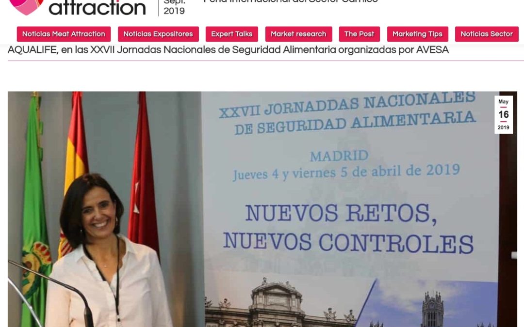 Aqualife en «MEAT ATTRACTION NOTICIAS»